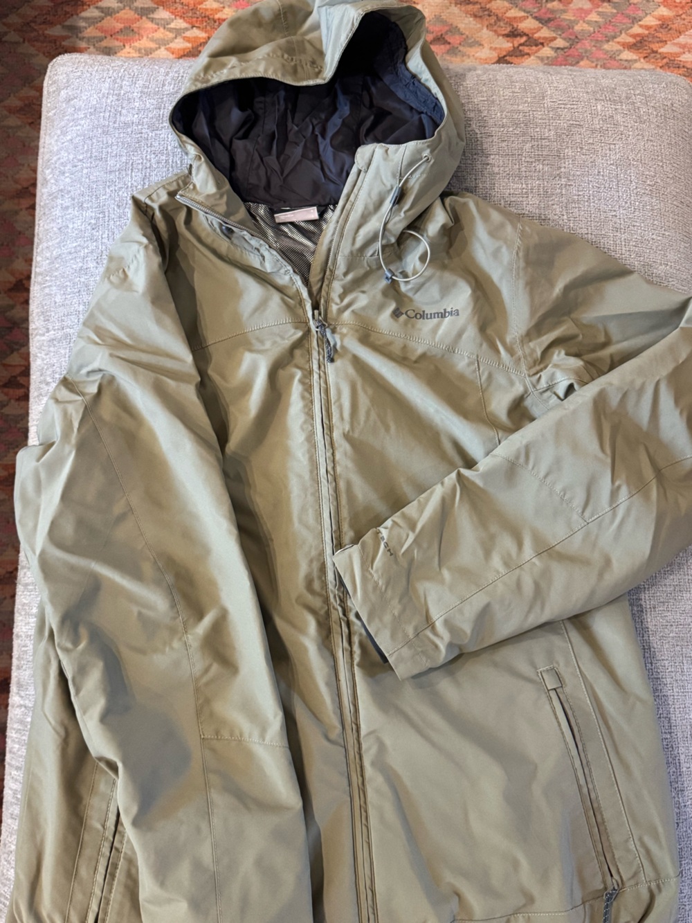 Columbia Men's Olive Omni-Heat Lightweight Jacket